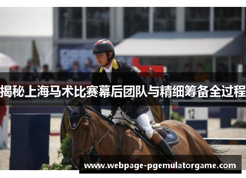 揭秘上海马术比赛幕后团队与精细筹备全过程